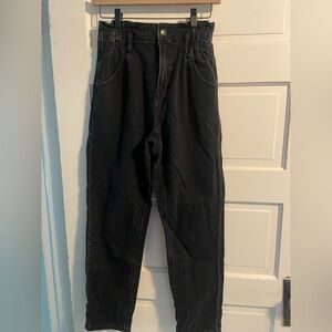 American Eagle Outfitters Black Relaxed Pants